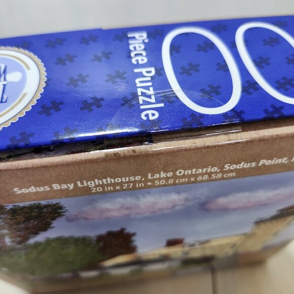 MB Puzzle Original Thelma Winter Art Lighthouse Interlock 1000 Piece NEW - Picture 7 of 10